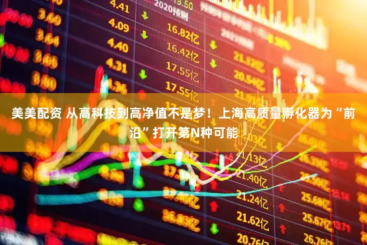 美美配资 从高科技到高净值不是梦！上海高质量孵化器为“前沿”打开第N种可能
