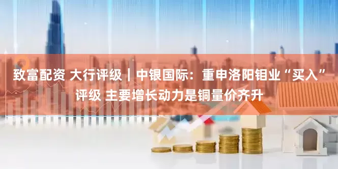 致富配资 大行评级｜中银国际：重申洛阳钼业“买入”评级 主要增长动力是铜量价齐升