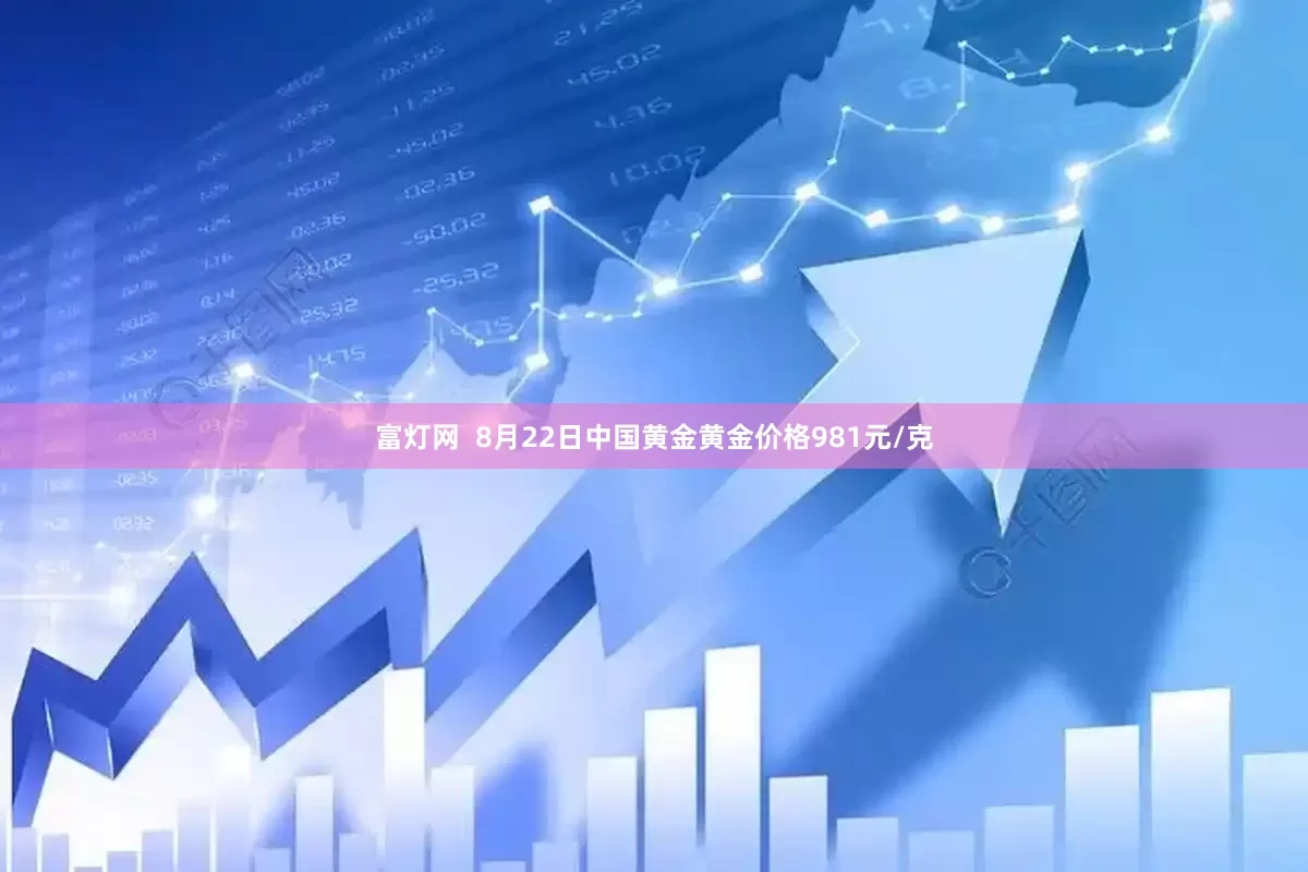 富灯网  8月22日中国黄金黄金价格981元/克